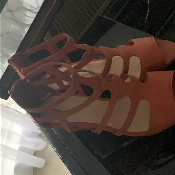 Open toe wedge sandals - Picture 4 of 5